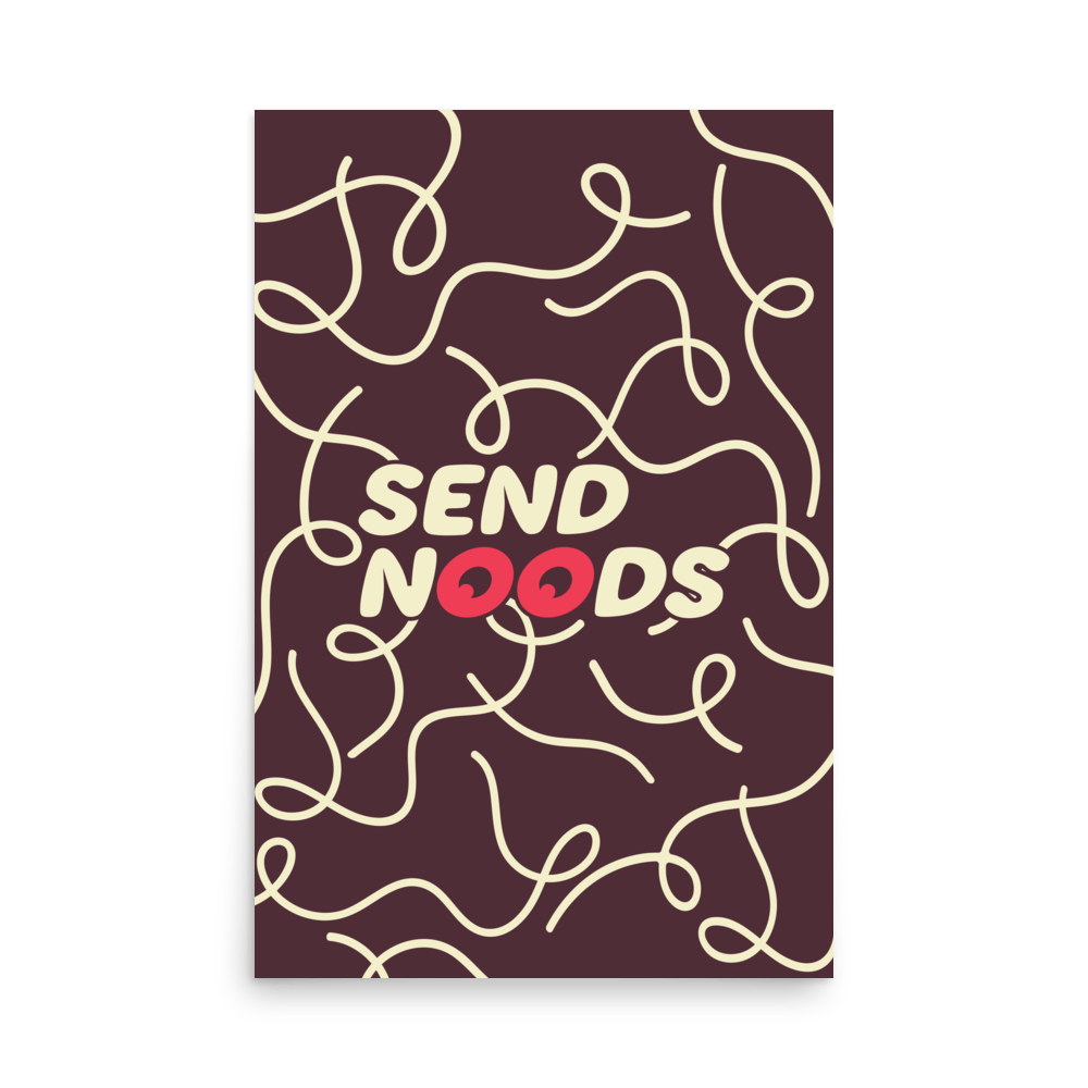 Send Noods Kitchen Print - THE WALL SNOB