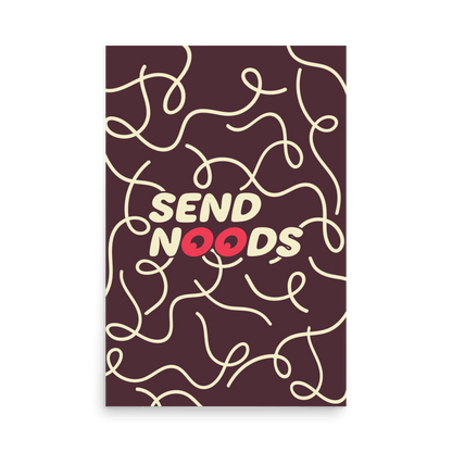Send Noods Kitchen Print - THE WALL SNOB
