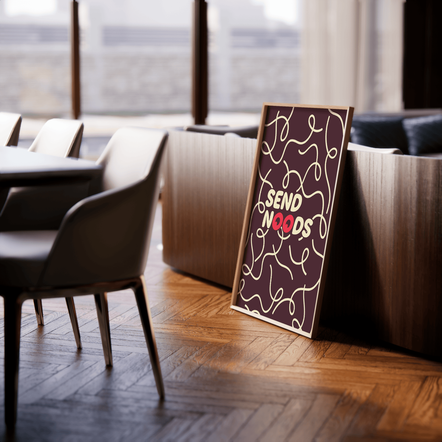 Send Noods Kitchen Print - THE WALL SNOB