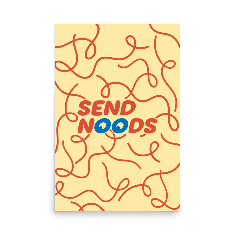 Send Noods Kitchen Print - THE WALL SNOB