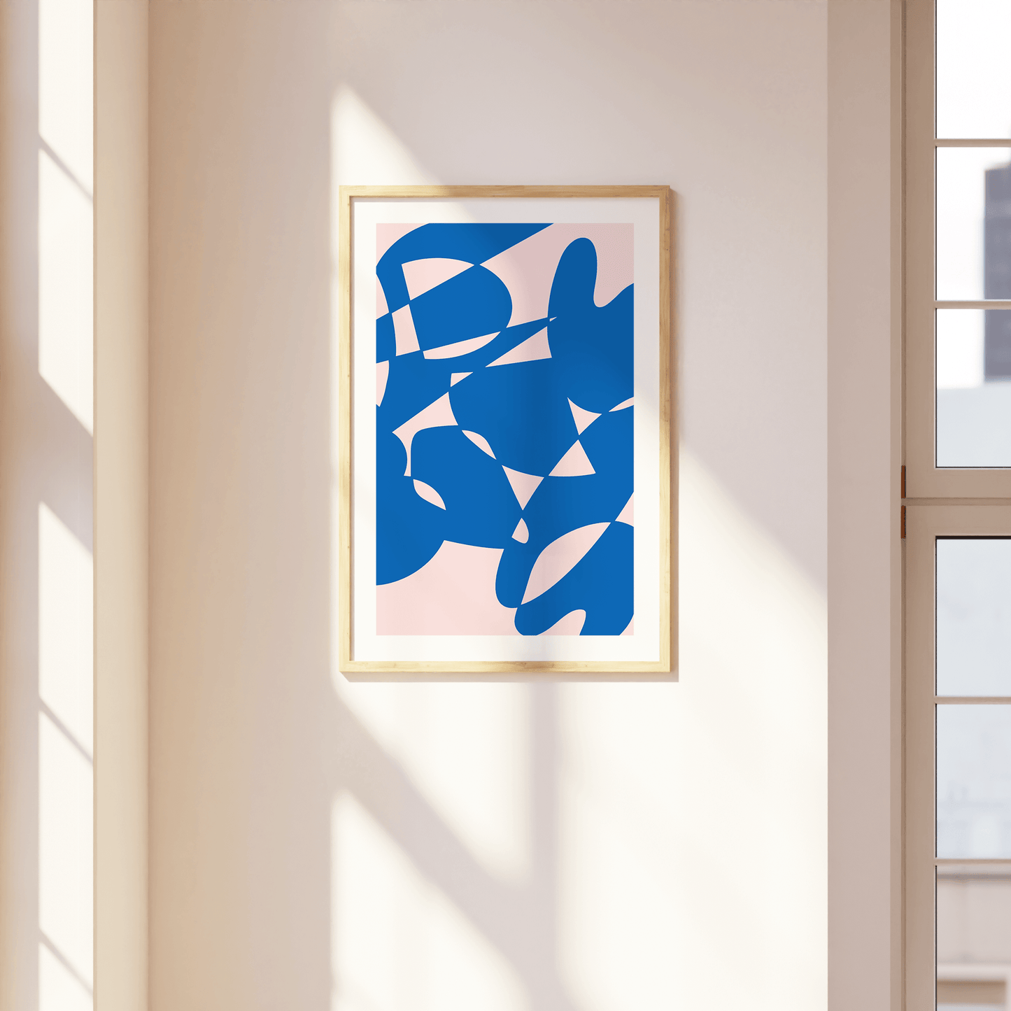 Shapeshifter in Blue Print - THE WALL SNOB