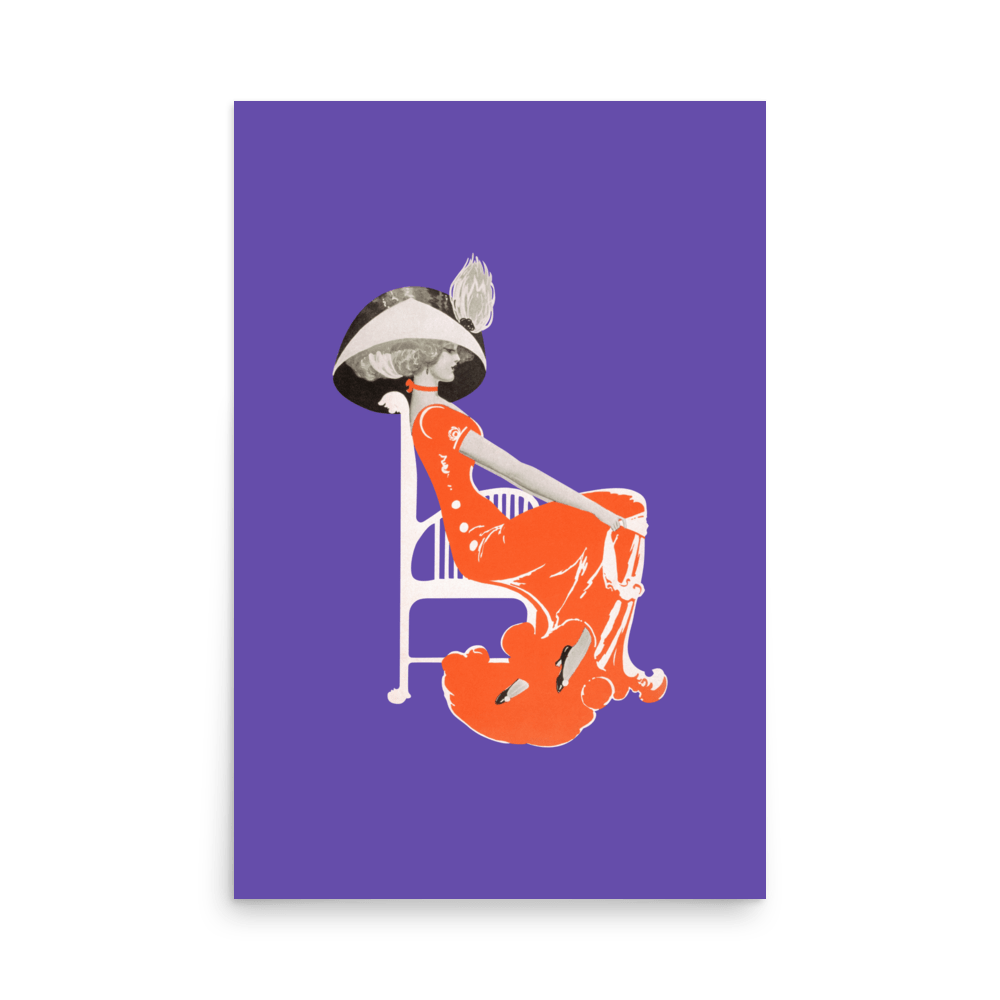 Sitting Pretty Print - THE WALL SNOB