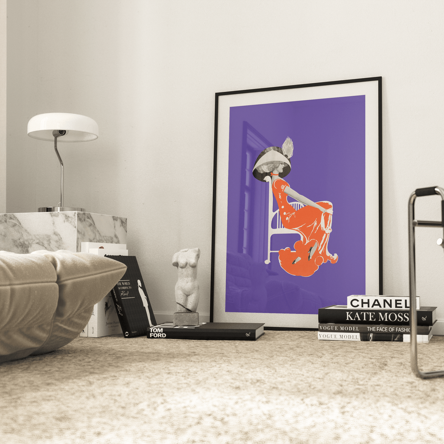 Sitting Pretty Print - THE WALL SNOB