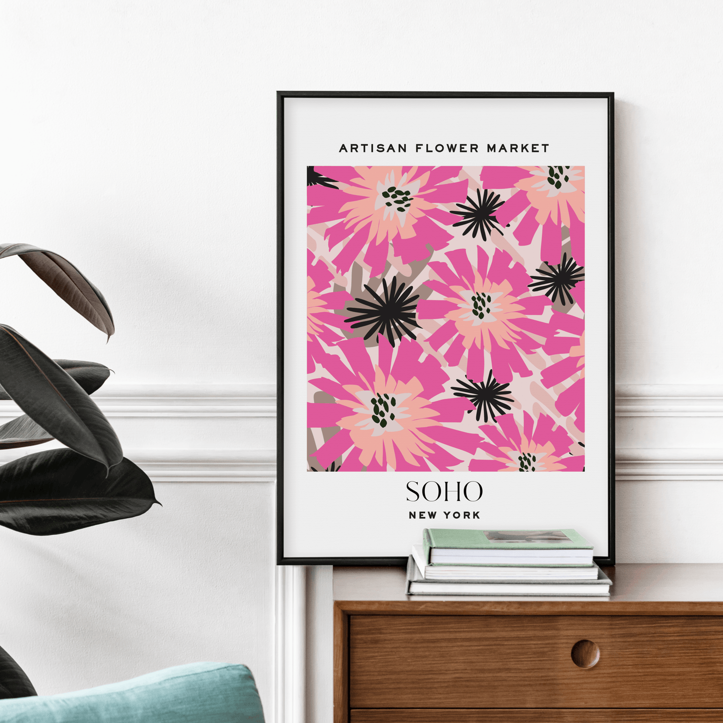 Soho New York Flower Market, Poster - THE WALL SNOB