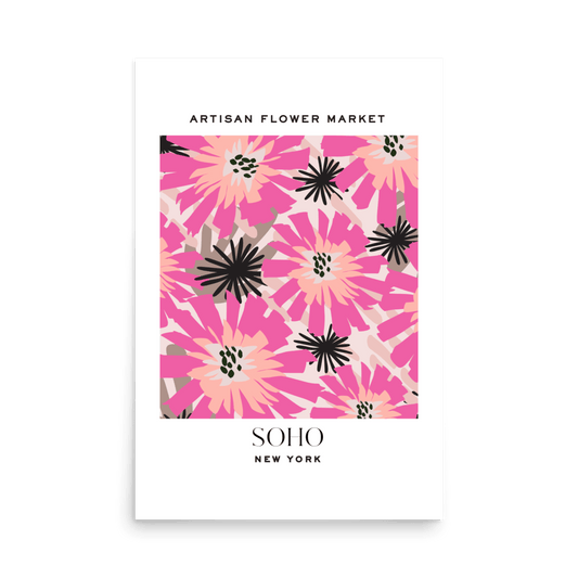 Soho New York Flower Market Print - THE WALL SNOB
