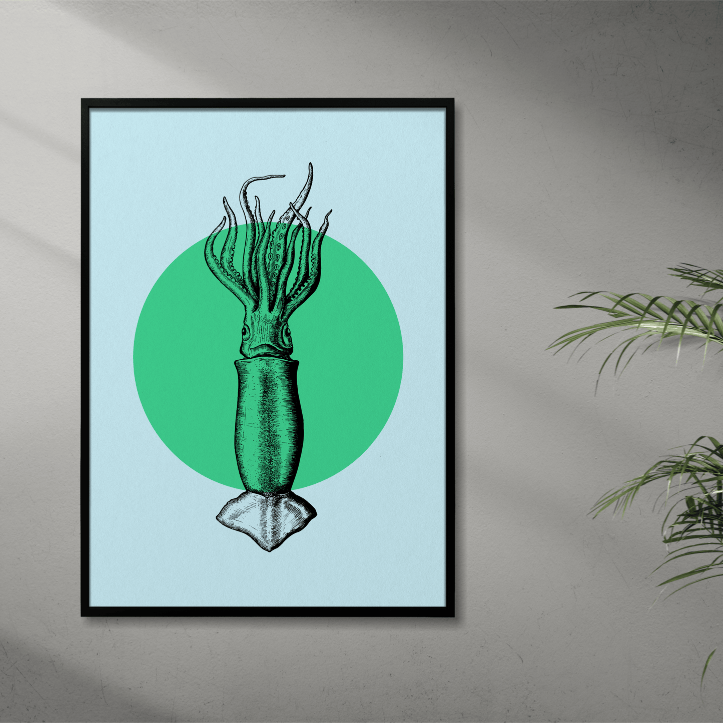 Squid Moon, Poster - THE WALL SNOB