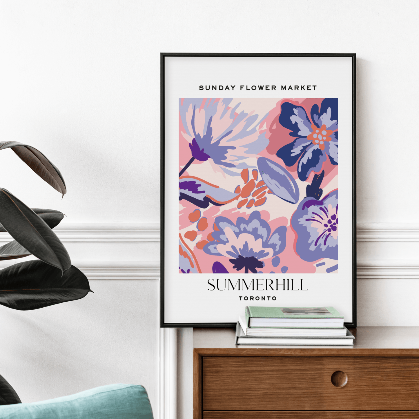Summerhill Toronto Flower Market, Poster - THE WALL SNOB