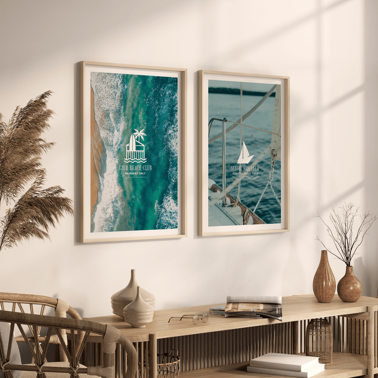 Sunset Sail Club Print - THE WALL SNOB