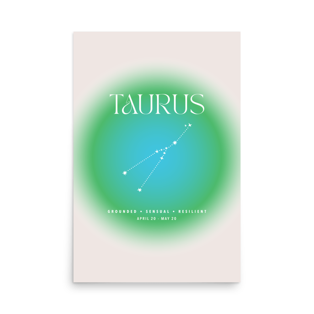 Taurus Aura Print - THE WALL SNOB