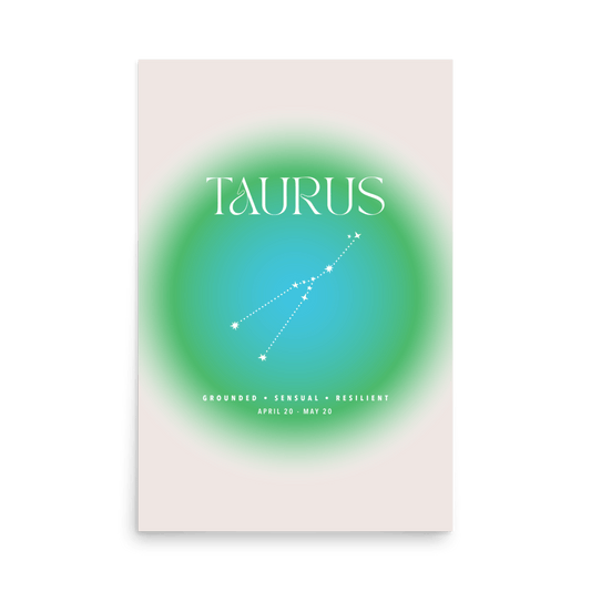 Taurus Aura Print - THE WALL SNOB