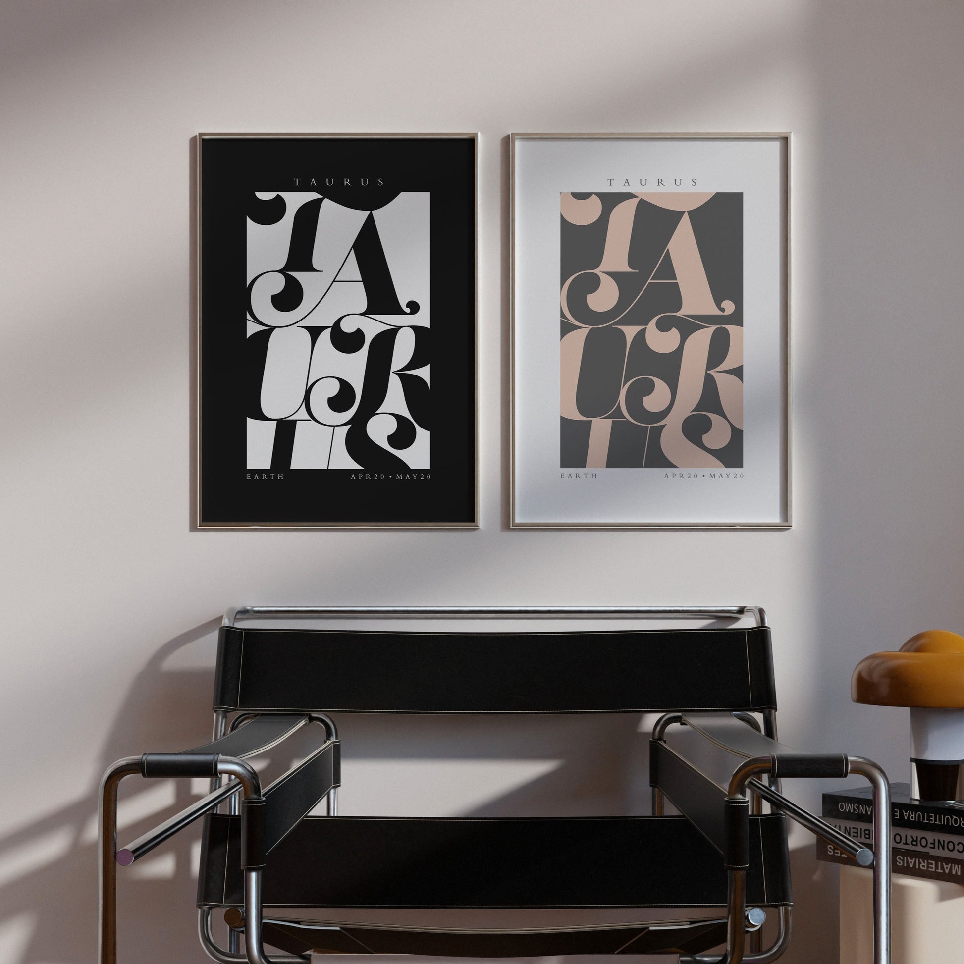 Taurus Flourish Print - THE WALL SNOB