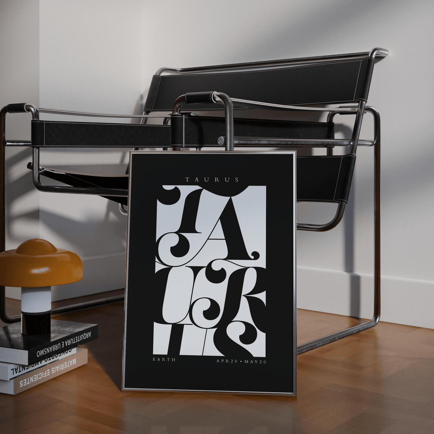 Taurus Flourish Print - THE WALL SNOB