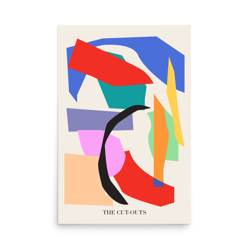 The Cut-Outs Collage 1 Print - THE WALL SNOB