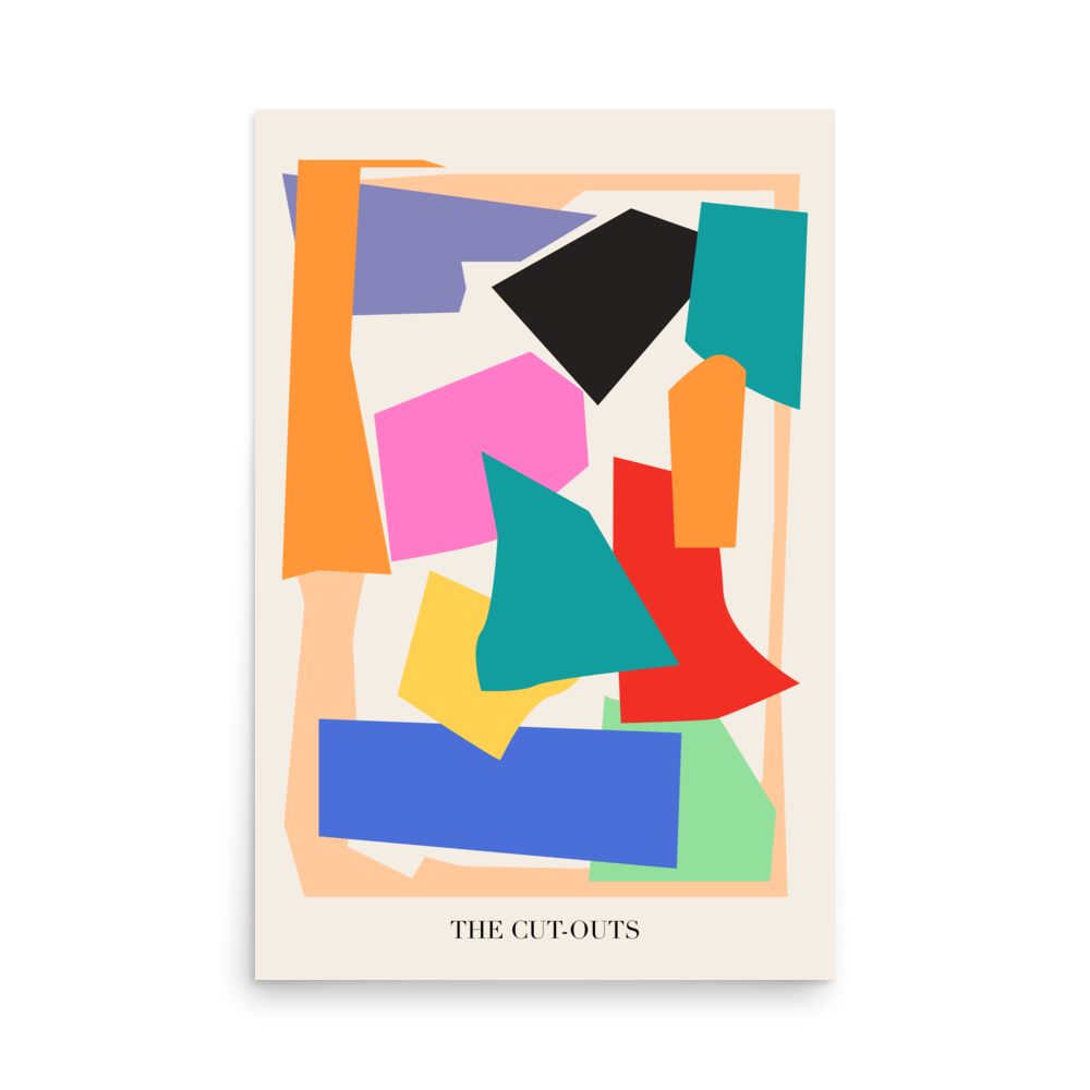 The Cut-Outs Collage 2 Print - THE WALL SNOB