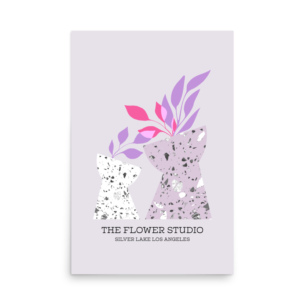 The Flower Studio Silver Lake Los Angeles Print - THE WALL SNOB