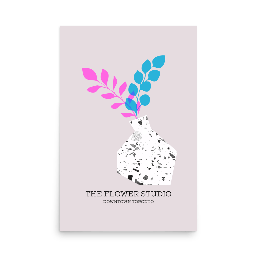 The Flower Studio Toronto Print - THE WALL SNOB