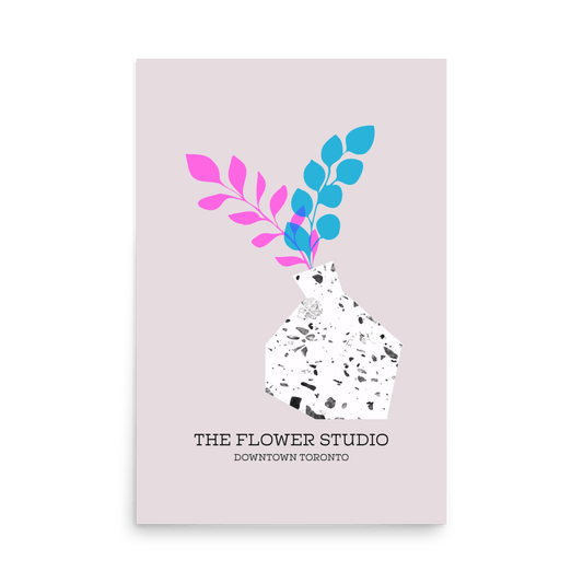 The Flower Studio Toronto Print - THE WALL SNOB