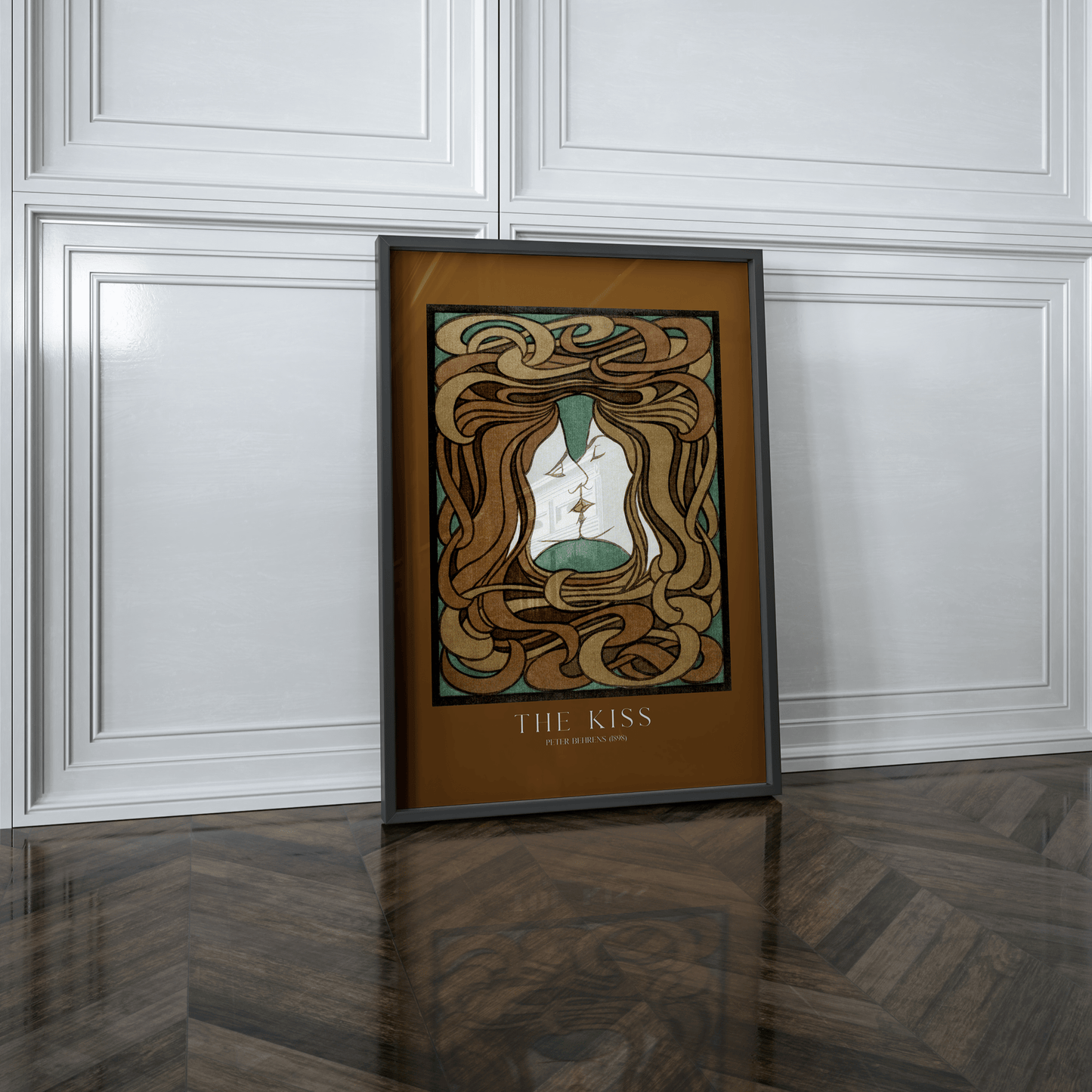 The Kiss by Peter Behrens Print - THE WALL SNOB