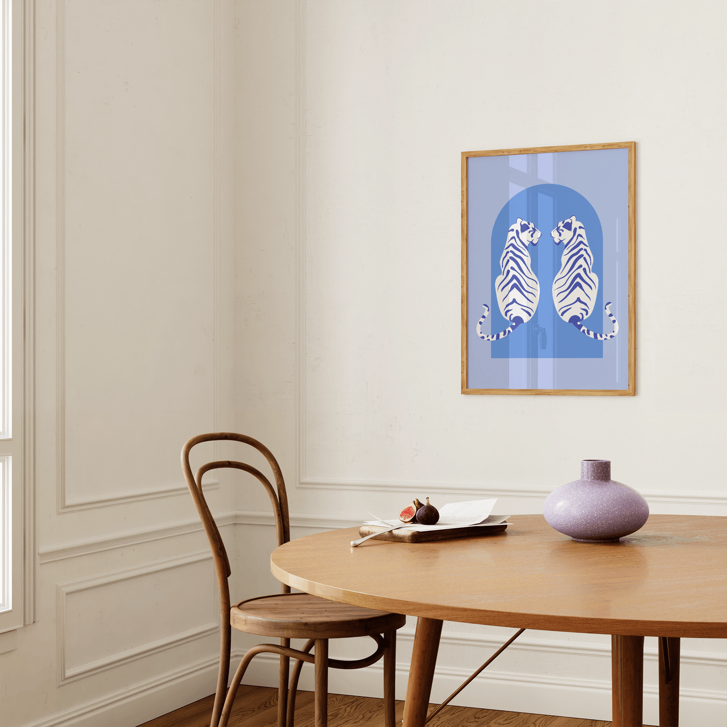 Tigress Arch Arctic Print - THE WALL SNOB