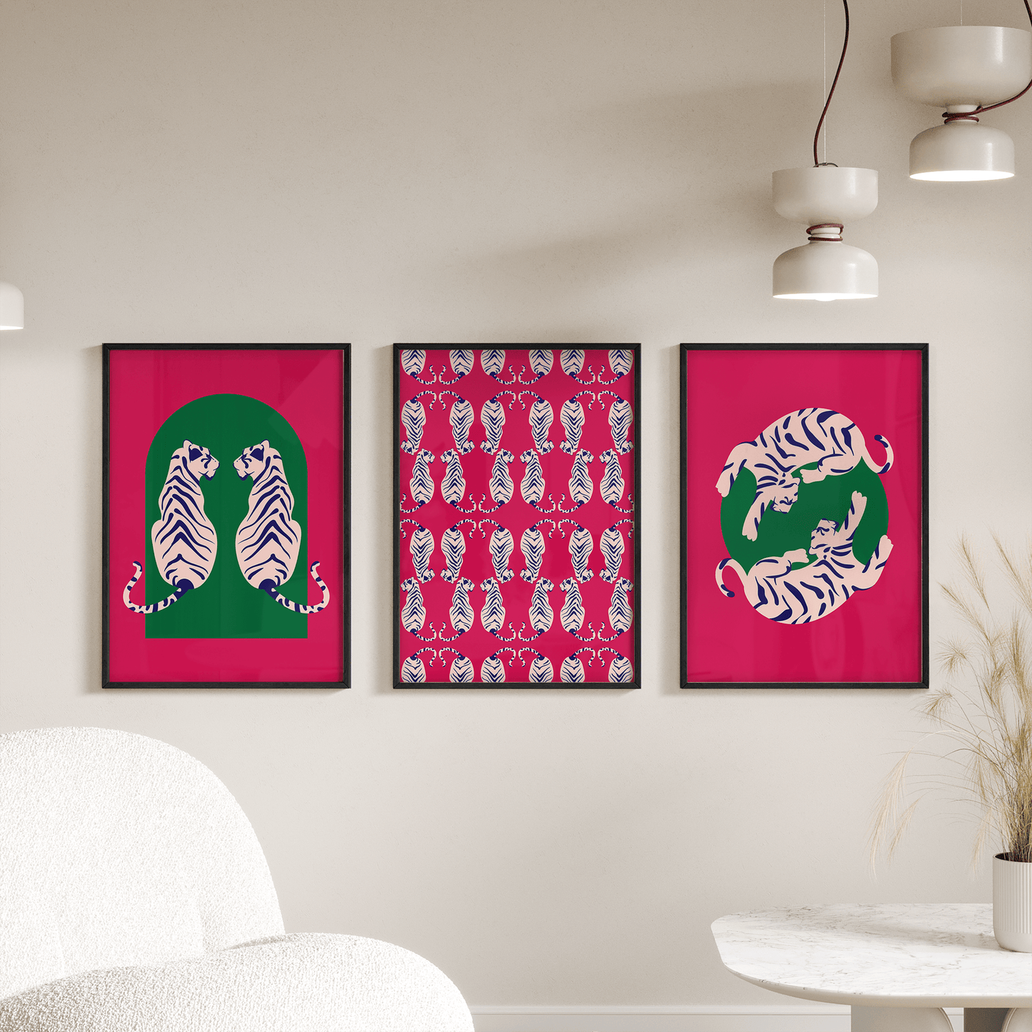Tigress Magenta Trio - THE WALL SNOB