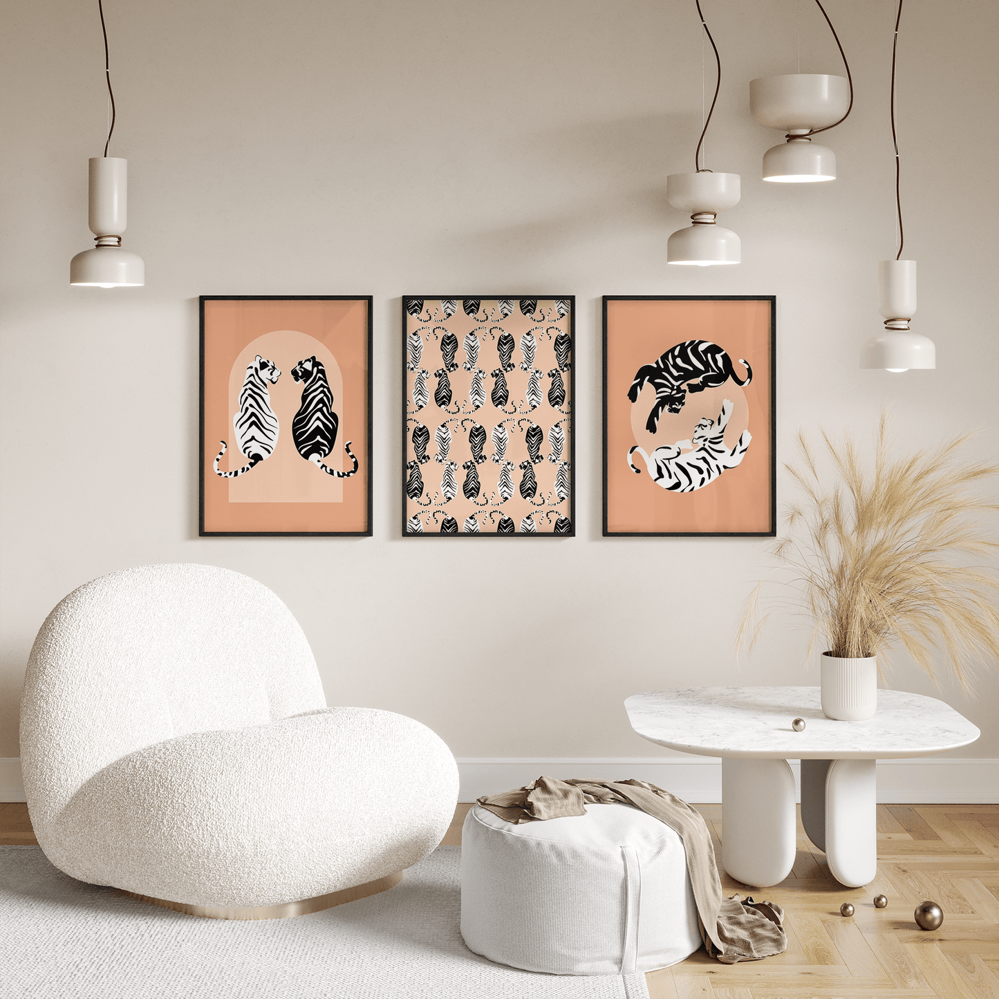 Tigress Moon Contrast Print - THE WALL SNOB