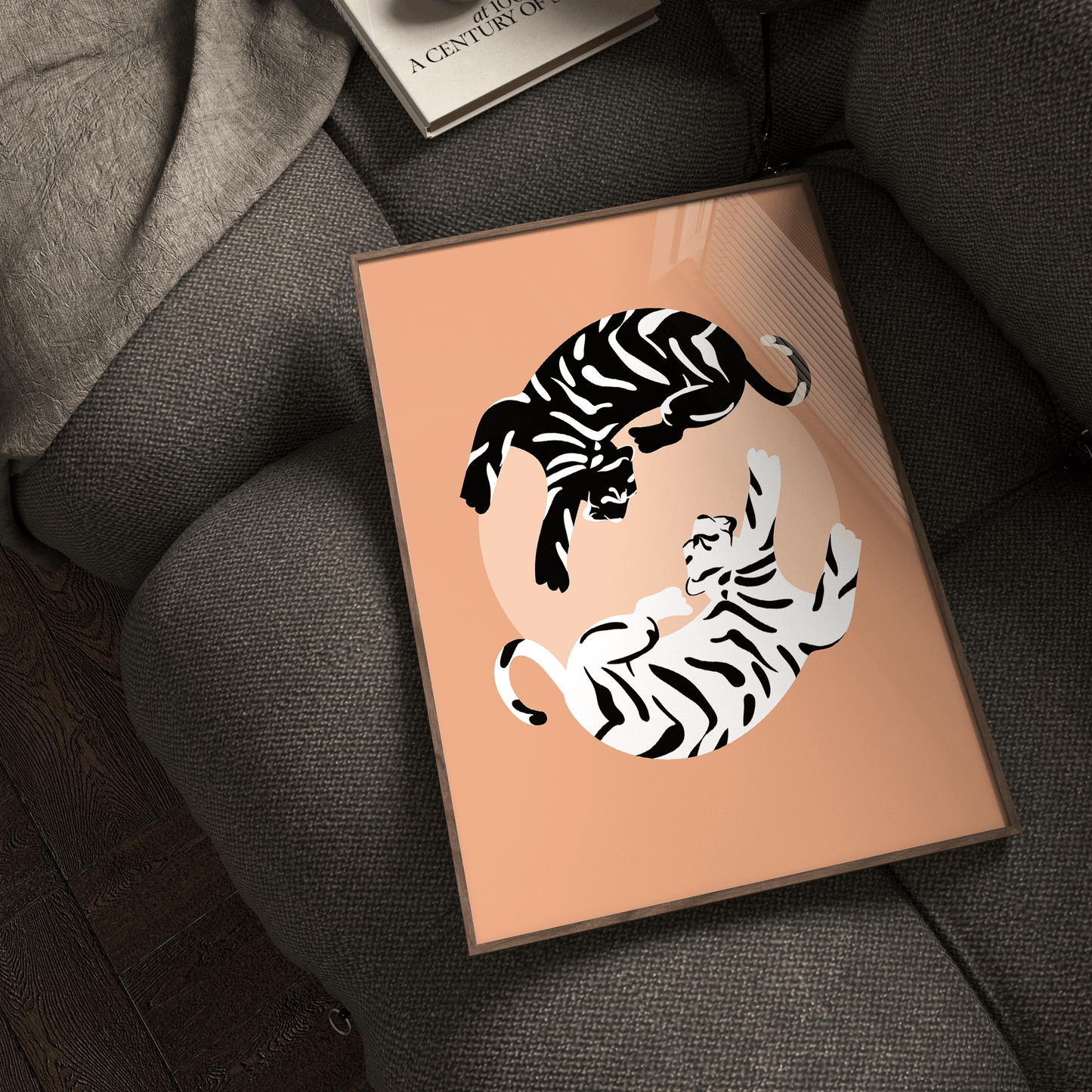 Tigress Moon Contrast Print - THE WALL SNOB