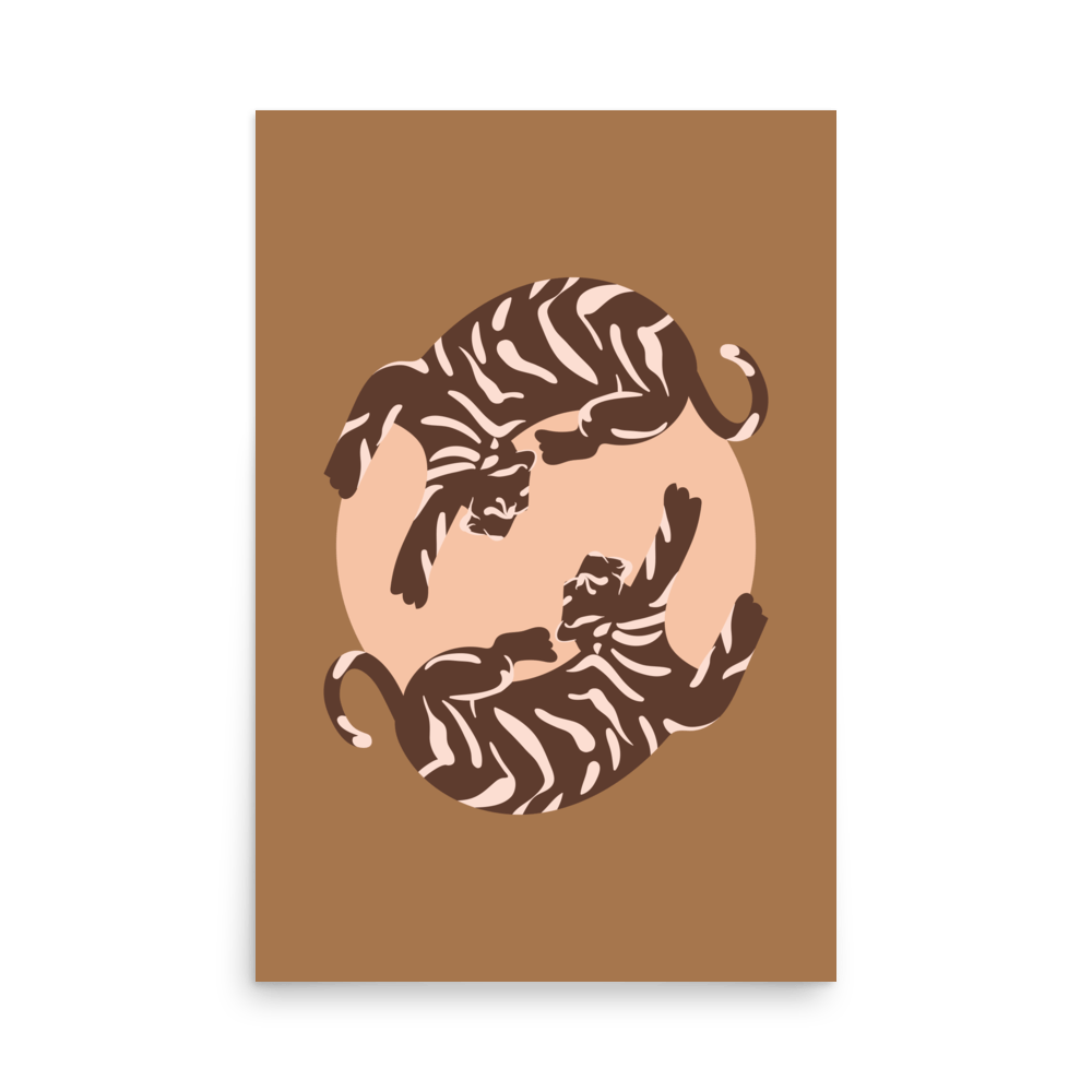 Tigress Moon Sand Print - THE WALL SNOB
