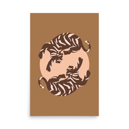 Tigress Moon Sand Print - THE WALL SNOB