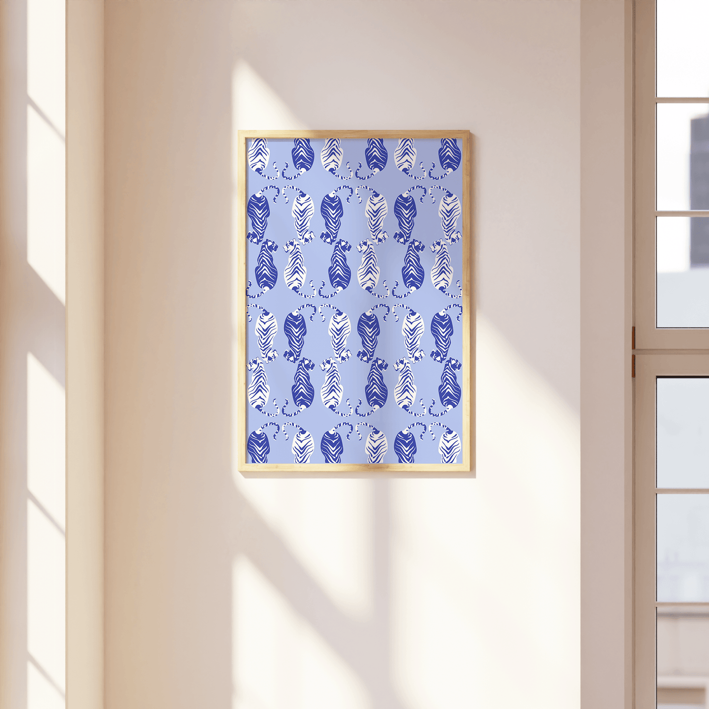 Tigress Parade Arctic Print - THE WALL SNOB