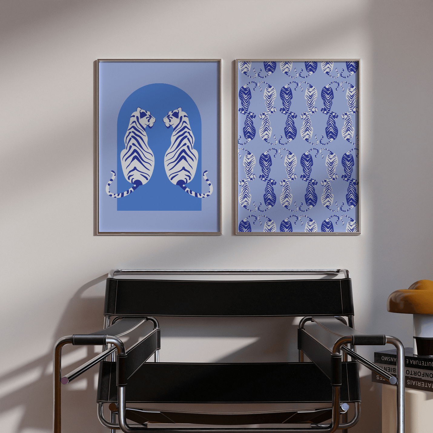 Tigress Parade Arctic Print - THE WALL SNOB