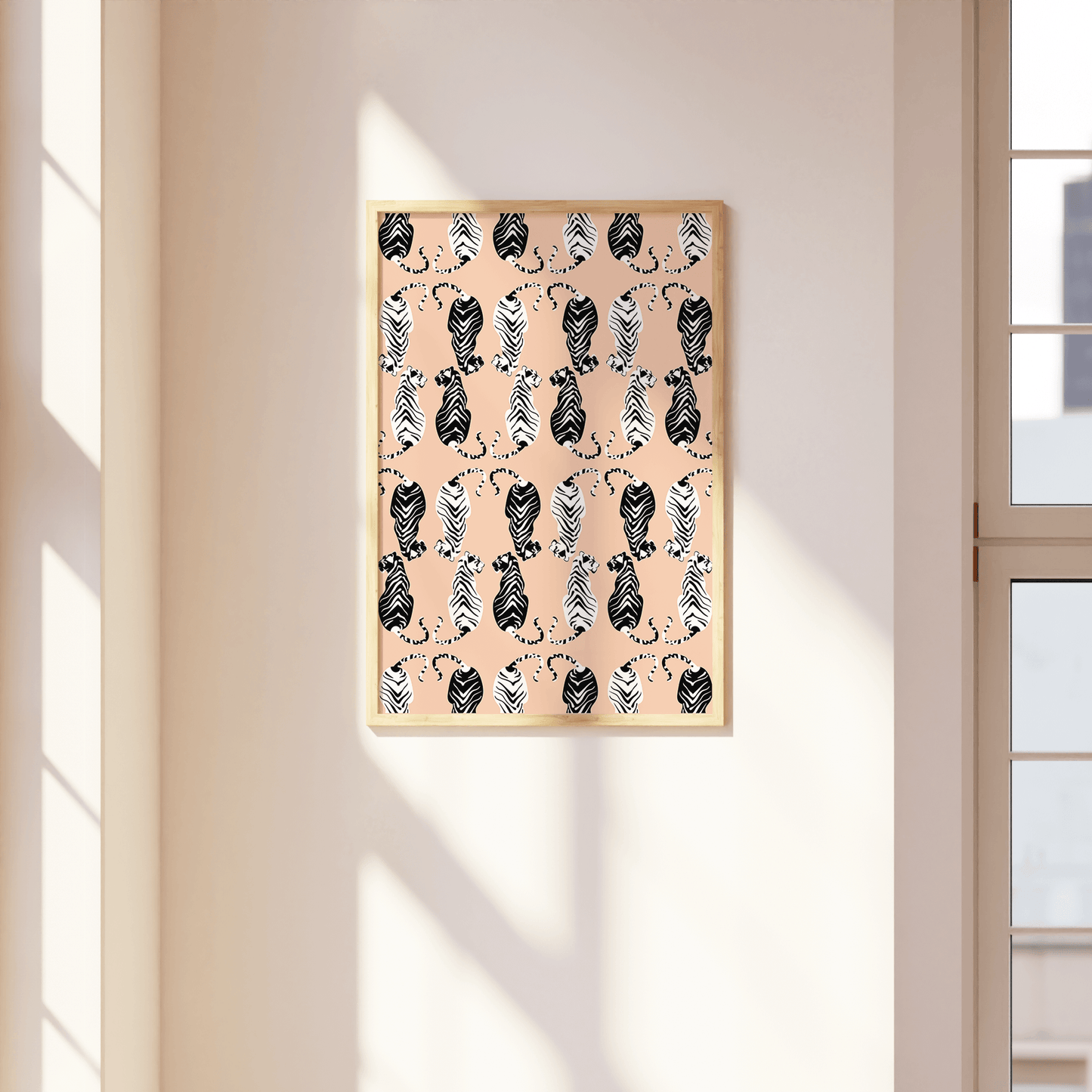 Tigress Parade Contrast Print - THE WALL SNOB