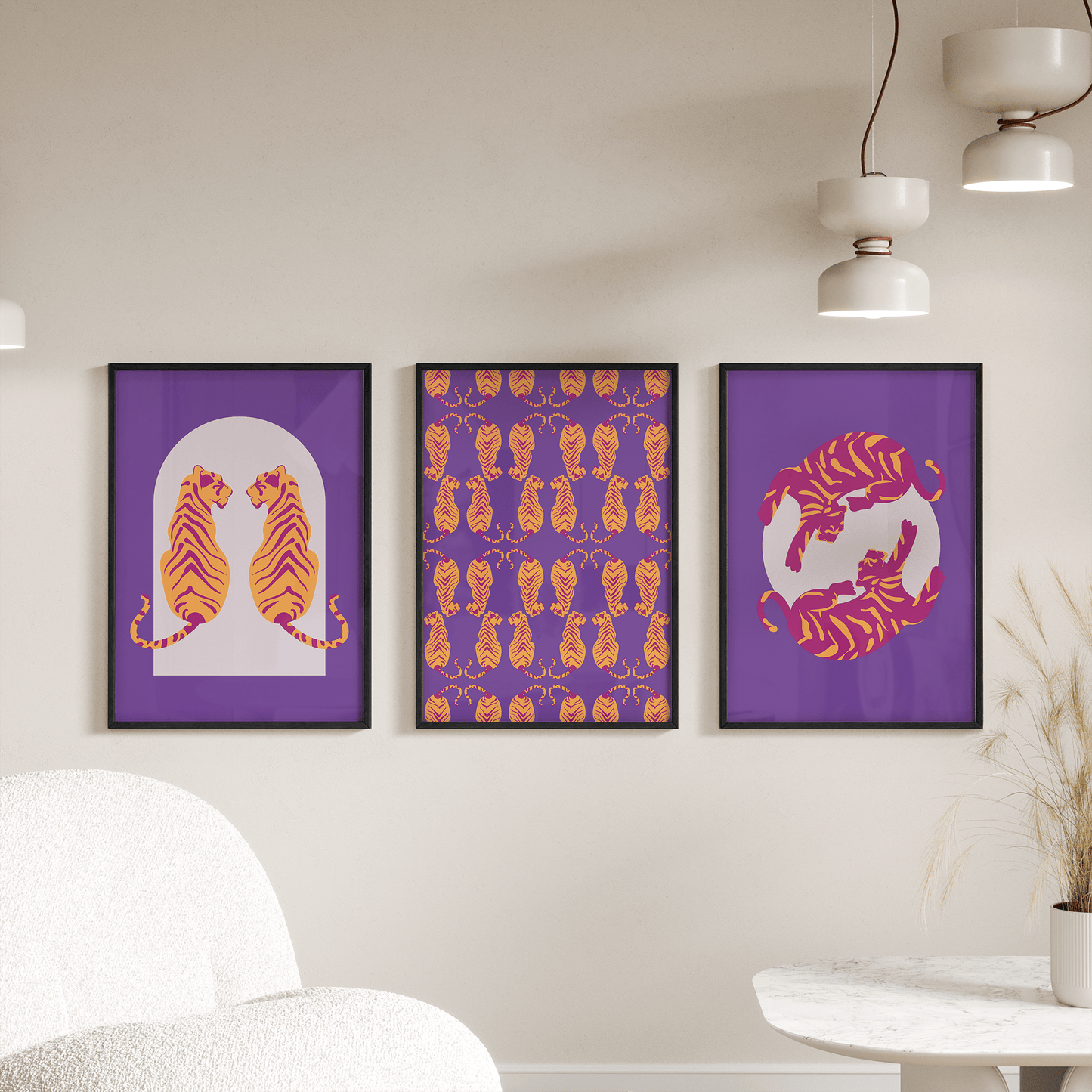 Tigress Violet Trio - THE WALL SNOB