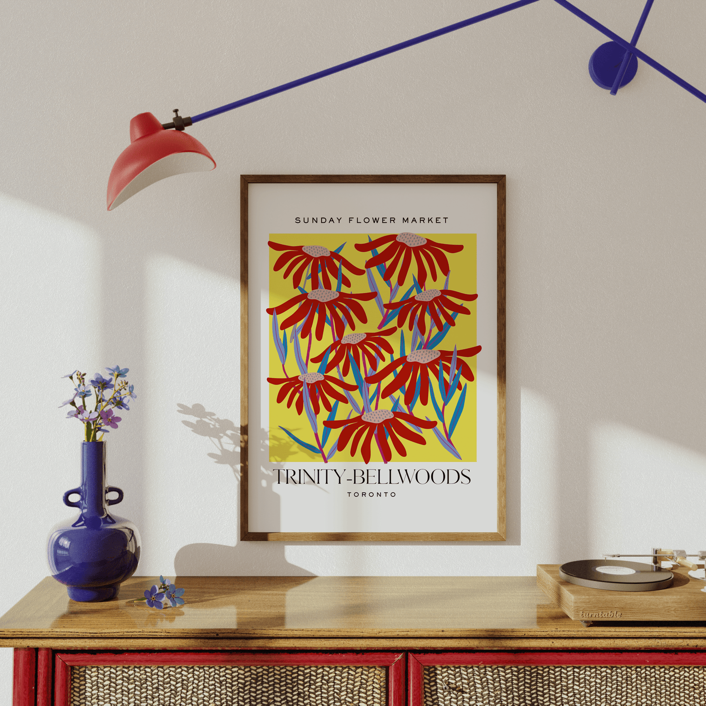 Trinity-Bellwoods Toronto Flower Market Print - THE WALL SNOB