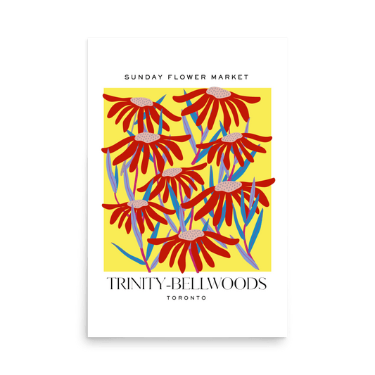 Trinity-Bellwoods Toronto Flower Market Print - THE WALL SNOB