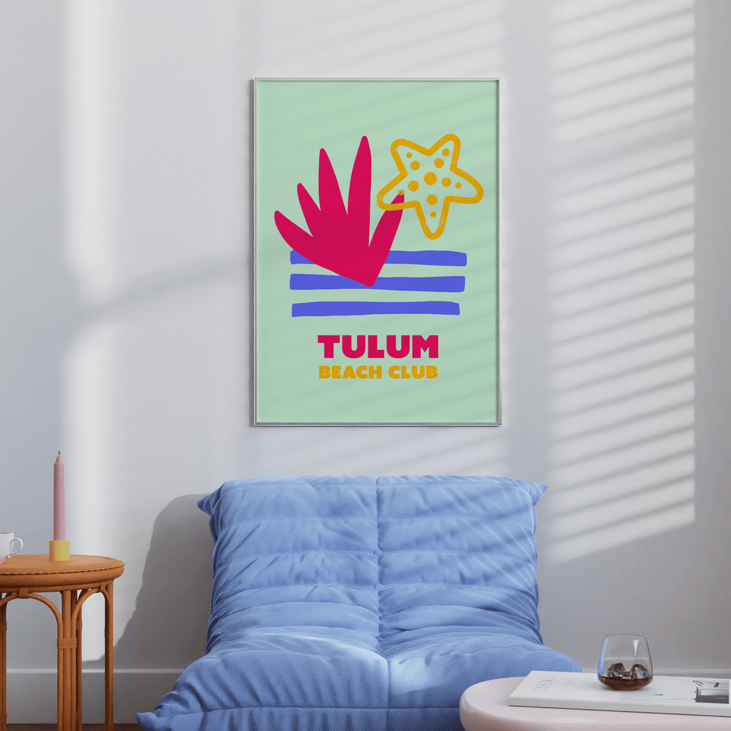 Tulum Beach Club Print - THE WALL SNOB