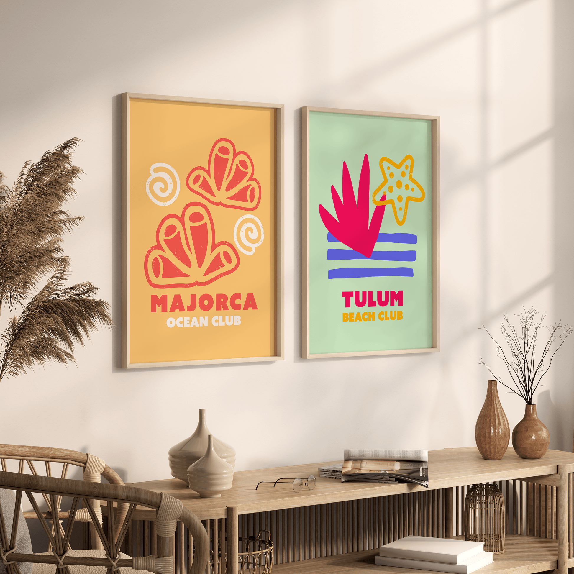 Tulum Beach Club Print - THE WALL SNOB