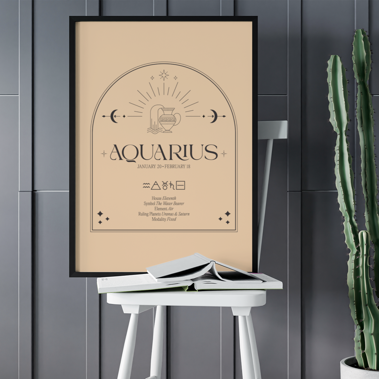 Aquarius Element, Poster - THE WALL SNOB