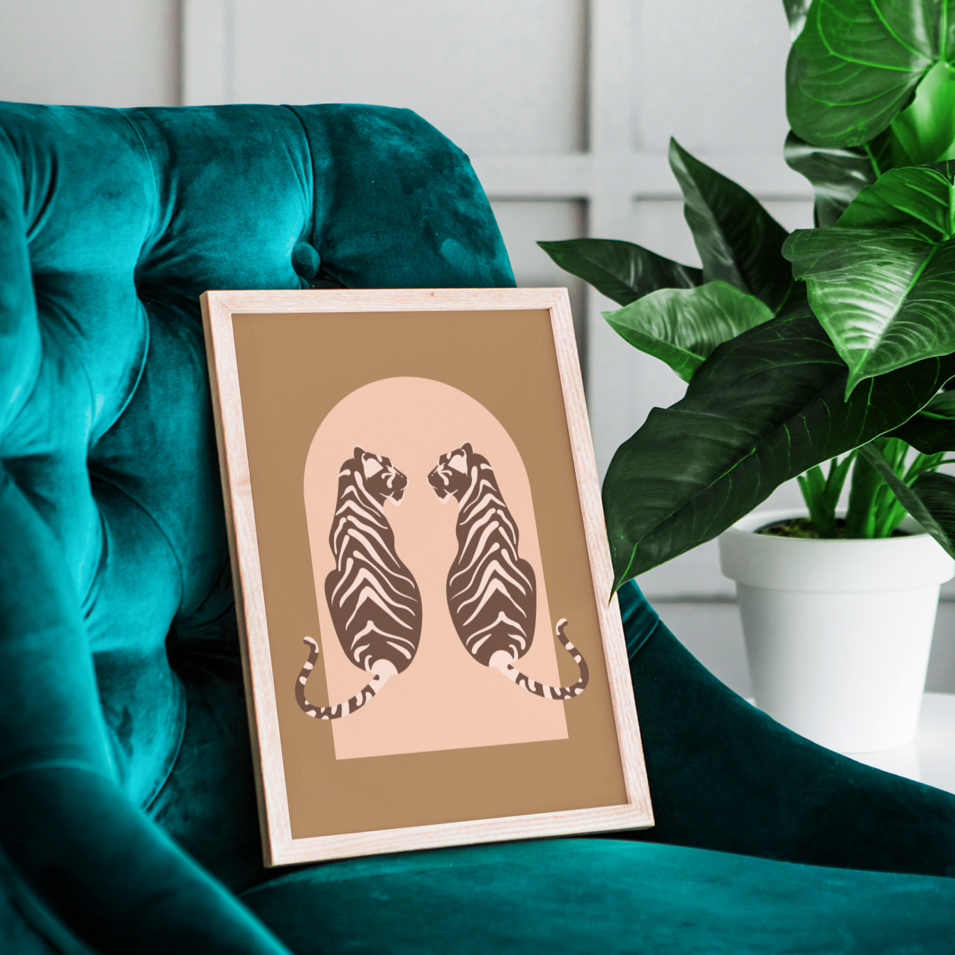 Tigress Arch Sand, Poster - THE WALL SNOB