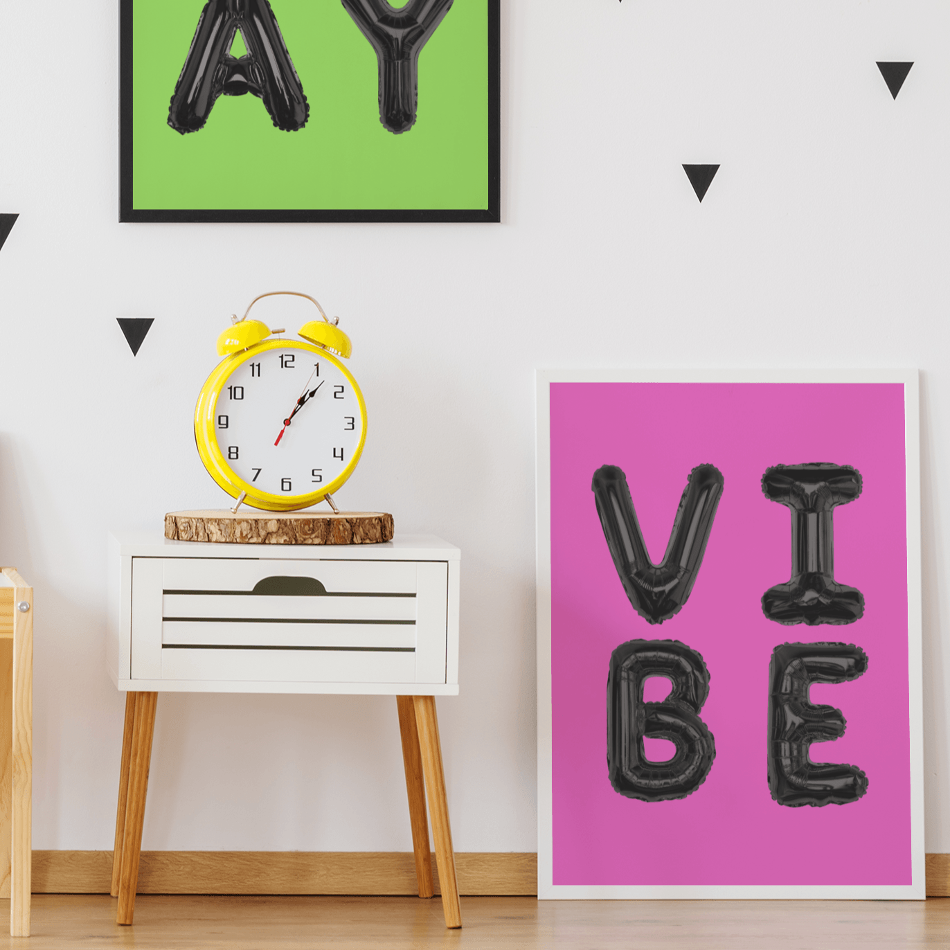 Vibe Foil Balloon, Poster - THE WALL SNOB