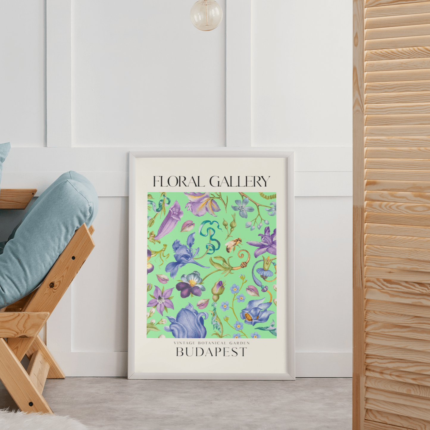 Vintage Botanical Garden Budapest, Poster - THE WALL SNOB