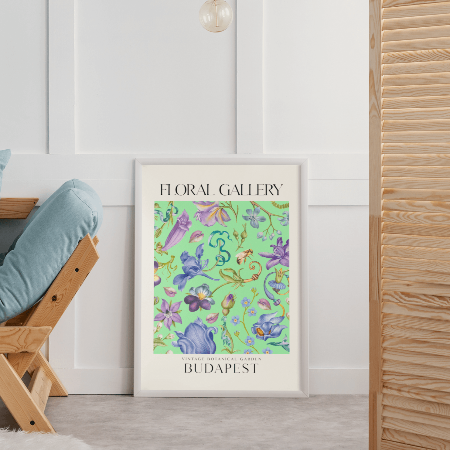 Vintage Botanical Garden Budapest, Poster - THE WALL SNOB