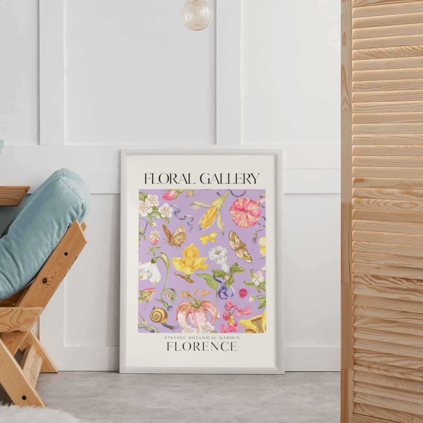 Vintage Botanical Garden Florence, Poster - THE WALL SNOB
