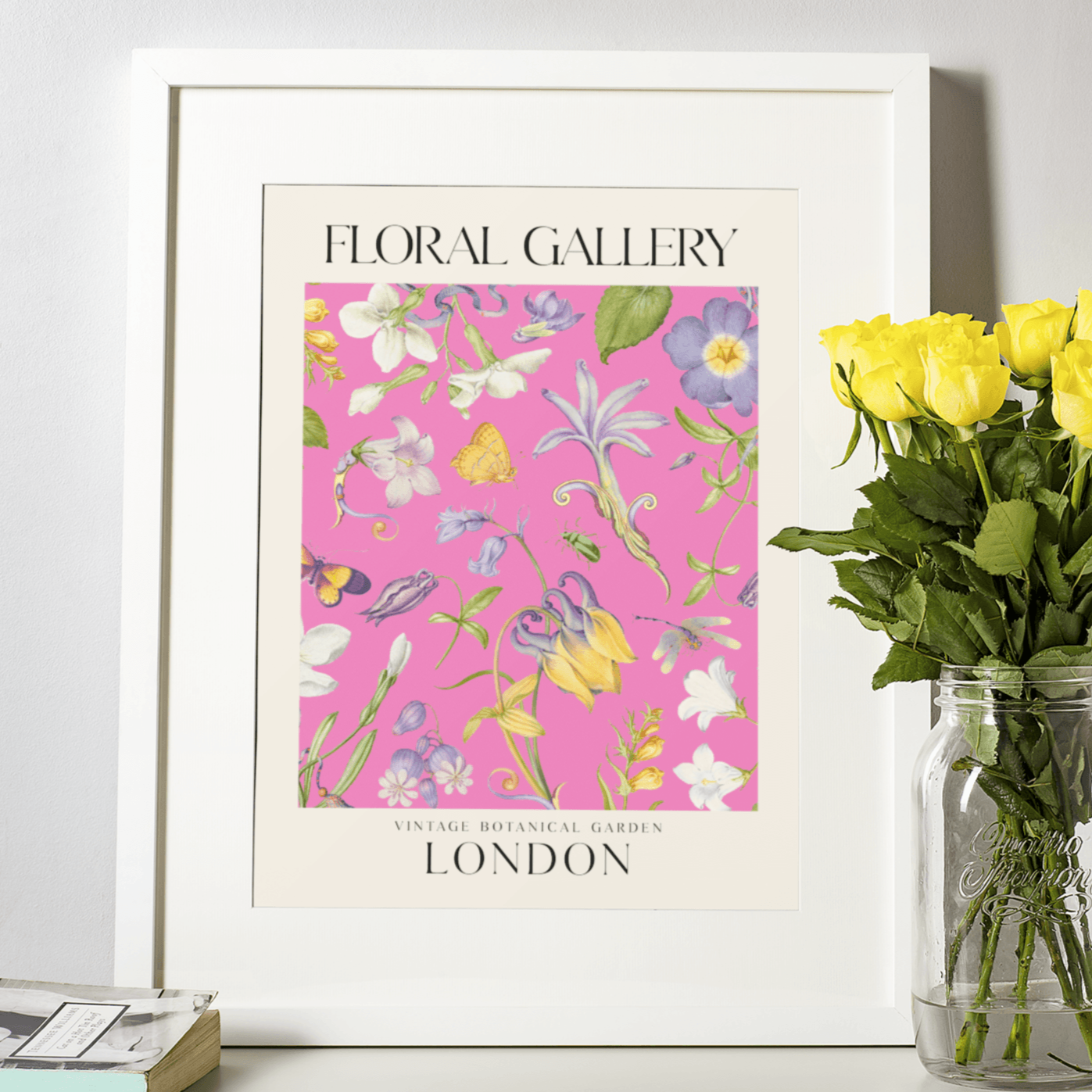 Vintage Botanical Garden London, Poster - THE WALL SNOB