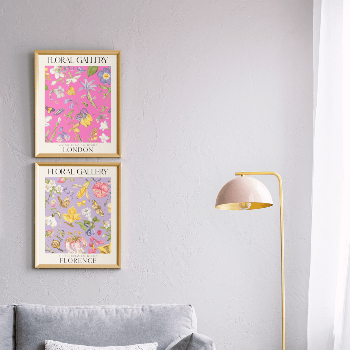 Vintage Botanical Garden London, Poster - THE WALL SNOB