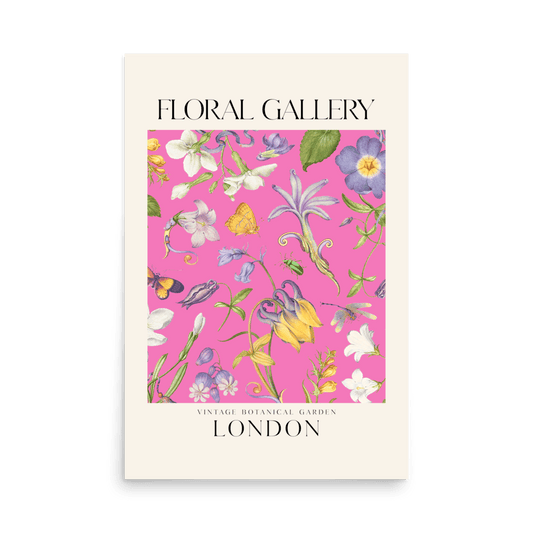 Vintage Botanical Garden London Print - THE WALL SNOB
