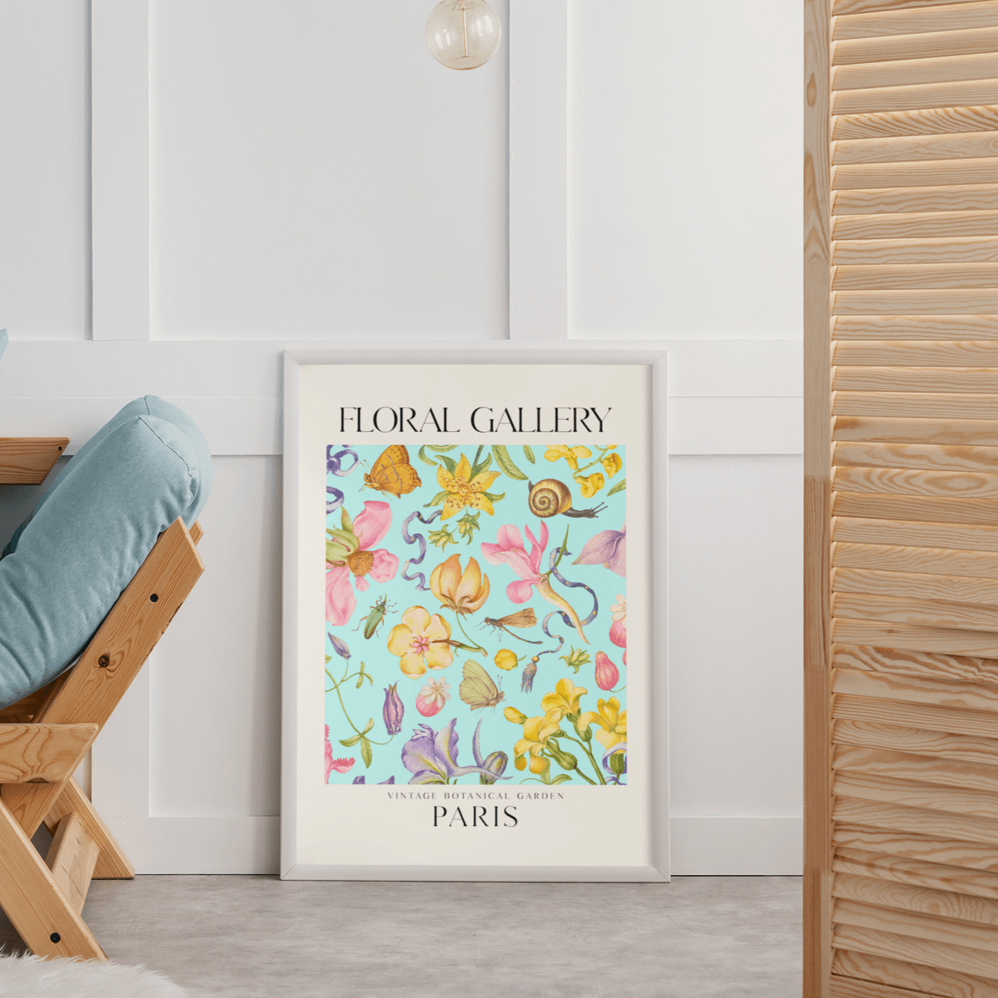 Vintage Botanical Garden Paris, Poster - THE WALL SNOB
