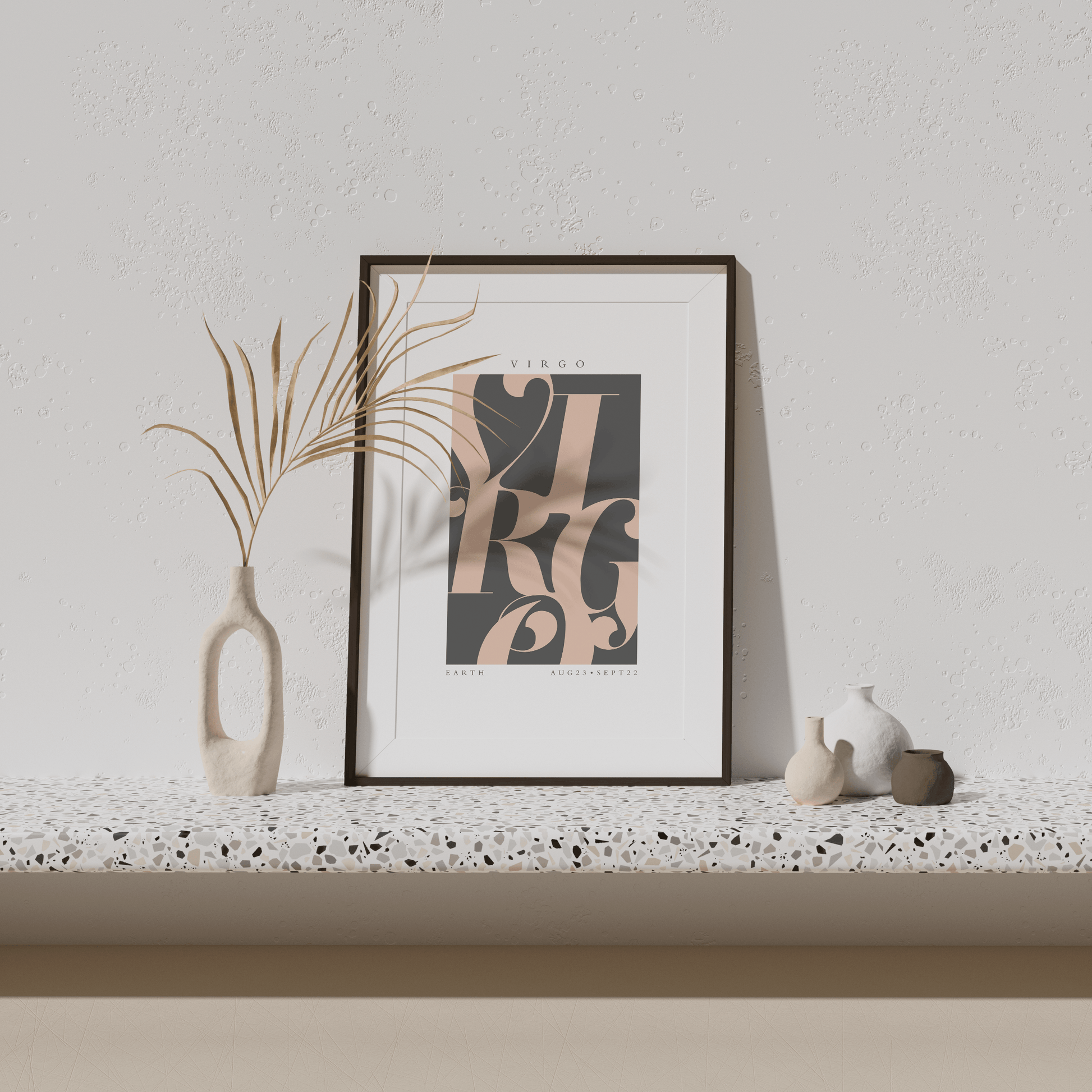 Virgo Flourish, Poster - THE WALL SNOB