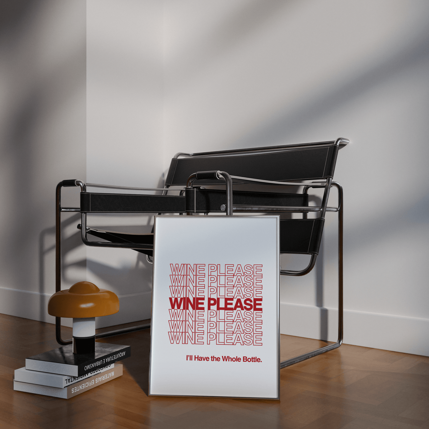 Wine Please Red Print - THE WALL SNOB