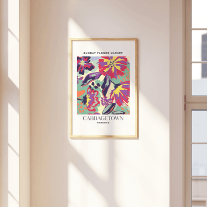 Cabbagetown Toronto Flower Market Print - THE WALL SNOB