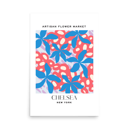 Chelsea New York Flower Market Print - THE WALL SNOB